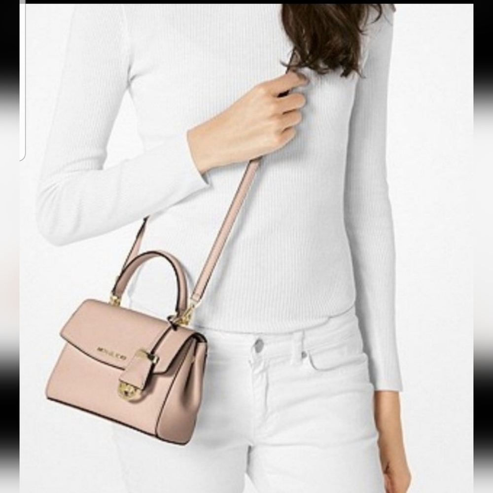 Michael Kors Ava Saffiano Shoulder/Crossbody Mini Bag